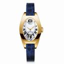 Chopard Classique Femme 18k Yellow Gold Blue Leather Ladies Watch 127228-0001