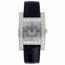 Chopard H Diamond 18kt White Gold Blue Ladies Watch 13/6621