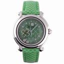 Chopard Happy Sport Diamond Emerald Good Luck Clover Green Unisex Watch 27/8428