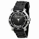 Chopard Happy Sport Floating Diamonds Black Dial Ladies Watch 278551-3002