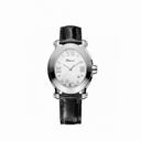 Chopard Happy Sport Floating Diamonds Stainless Steel Ladies Watch 278546-3001
