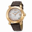 Chopard Happy Sport II 18k Rose Gold Diamond Watch 277471-5013