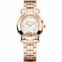 Chopard Happy Sport Oval Floating Diamond 18 kt Rose Gold Ladies Watch 275350-5002