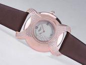 Chopard Happy Sport Round 277473-5001 White Dial Quartz Diamond Bezel Watch