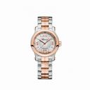 Chopard Happy Sport Silver-Tone Dial 18 Carat Rose Gold and Stainless Steel Ladies Watch 278573-6002