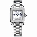 Chopard Happy Sport Square White Dial Stainless Steel Ladies Watch 278358-23