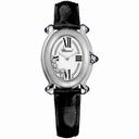 Chopard Happy Sport White Diamond Dial 18kt White Gold Ladies Watch 277465-1005