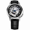Chopard L.U.C. Tech Twist Black Open-worked Dial Stainless Steel Men's Watch 1684