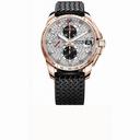 Chopard Mille Miglia GT XL Silver Dial Chronograph Rose Gold Rubber Men's Watch 161268-5007