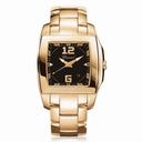 Chopard Two O Ten Black Dial 18kt Rose Gold Ladies Watch 117468-5001