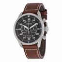 Citizen Avion Black Dial Brown Leather Quartz Men's Watch CA4210-24E