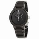 Citizen Axiom Eco-Drive Chronograph Black Dial Black Stainless Steel Watch AT2245-57E