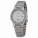 Citizen Axiom Eco-drive Silver Dial Sainless Steel Quartz Ladies Watch Ga1050-51b