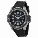 Citizen Black Dial Black Rubber Strap Men's Watch BN0085-01E
