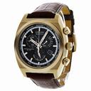 Citizen Calibre 8700 Eco-Drive Black Dial Rose Gold-Tone Steel Brown Leather Strap Men's Watch BL8123-03E