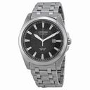 Citizen Corso Eco Drive Black Dial Stainless Steel Men's Watch BM7100-59E