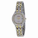 Citizen Diamond White Dial Two-tone Stainless Steel Ladies Watch GA1064-56A