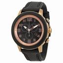 Citizen Drive Black Dial Chronograph Black Leather Men's Watch AT2233-05E