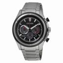 Citizen Eco Drive Black Dial Chronograph Titanium Men's Watch CA4240-82E