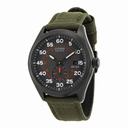 Citizen Eco Drive Black Dial Green Nylon Strap Men's Watch BV1085-22H