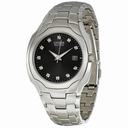 Citizen Eco Drive Black Diamond Dial Stainless Steel Men's Watch BM6010-55G