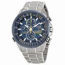 Citizen Eco Drive Blue Angels Chronograph Stainless Steel Men's Watch AT8020-54L