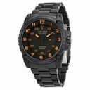 Citizen Eco Drive STX43 Black Orange Dial Titanium Men's Watch BJ8075-58F