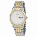 Citizen Men's Eco-drive 180 Flexible Band Two-tone Watch BM8454-93A