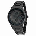 Citizen NightHawk EcoDrive Chronograph Black Dial Black Ion-plated Men's Watch CA0295-58E