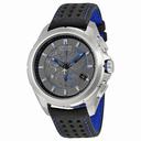 Citizen Proximity Eco-Drive Black Dial Black Leather Men's Watch AT7030-05E