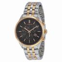 Citizen Sapphire Collection Eco-drive Black Dial Two-tone Quartz Men's Watch AT2146-59E