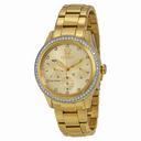 Citizen Silhouette Crystal Light Champagne Dial Ladies Watch FD2012-52P