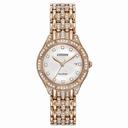 Citizen Silhouette Crystal Silver Dial Ladies Crystal Watch EW2323-57A