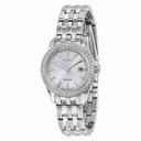 Citizen Silhouette Crystal Silver Dial Ladies Watch EW1901-58A