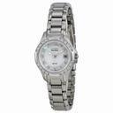 Citizen Silhouette Eco-Drive Diamond Mother of Pearl Dial Stainless Steel Ladies Watch EW2130-51D