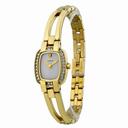 Citizen Silhouette Eco-Drive White Dial Gold-Tone Stainless Steel Ladies Watch EW9932-51A