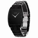 Citizen Stiletto Eco-Drive Black Dial Black IP Stainless Steel Men's Watch AR3025-50E