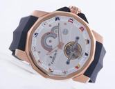 Corum Admirals Cup 372.931.55/0F01 0000 Mens Rose Gold Bezel Watch