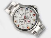 Corum Admirals Cup 753.691.20/V701 AA92 Round Mens Silver Stainless Steel Strap Watch