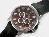 Corum Admirals Cup 753.936.55/0081 AN32 Brown Dial Round Quartz Chronograph Watch