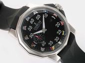 Corum Admirals Cup A.C.C.1 Black Dial Black Rubber Strap 48mm Watch