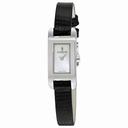 Corum Baguette Black Lizard Leather Ladies Watch 130351200021PN34