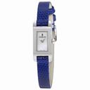 Corum Baguette Blue Lizard Leather Ladies Watch 130351200023PN34