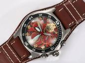 Corum Bubble IDNO19828 Brown Crocodile Leather Strap Womens Watch