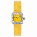 Corum Sugar Cube Diamond Steel Yellow Ladies Watch 137 425 47 0025 EB34