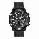 Open Box - Citizen Perpetual Calendar Chronograph Black Dial Black Leather Men's Watch BL5259-08E