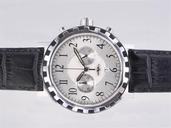 De Witt Academia Chronographe 1940 AC 6003 53 M700 43mm White Dial Automatic Chronograph Watch