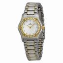 Ebel 1911 Mini White Dial Steel and Yellow Gold Bracelet Ladies Watch 1090910-9960P
