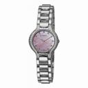 Ebel Beluga Pink Mother of Pearl Diamond Dial and Case Stainless Steel Ladies Watch 9003N18-971050