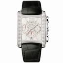 Ebel Brasilia Automatic White Dial Black Leather Strap Ladies Watch 1215784